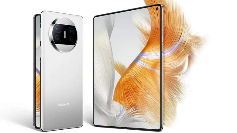 A product render of the Huawei Mate X3