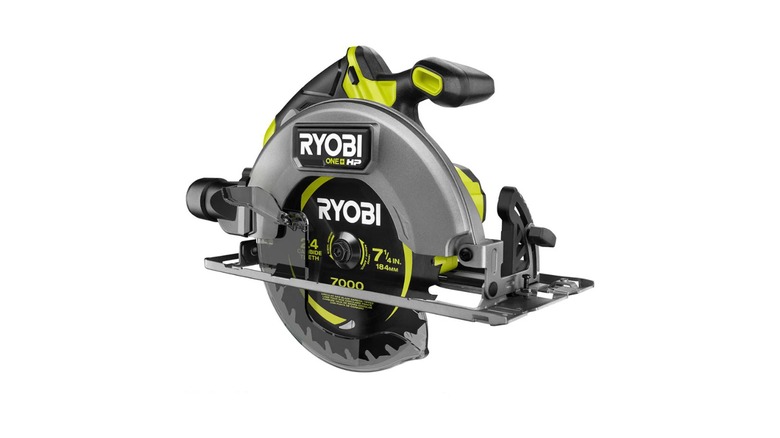 The 7.25 Inch Circular Saw brushless tool by Ryobi