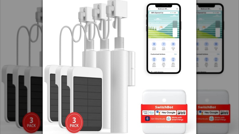 SwitchBot motorized curtain opener kit