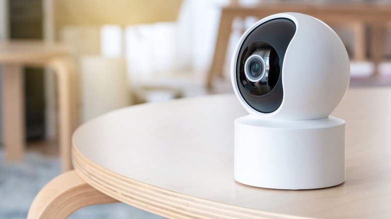 an indoor smart security camera