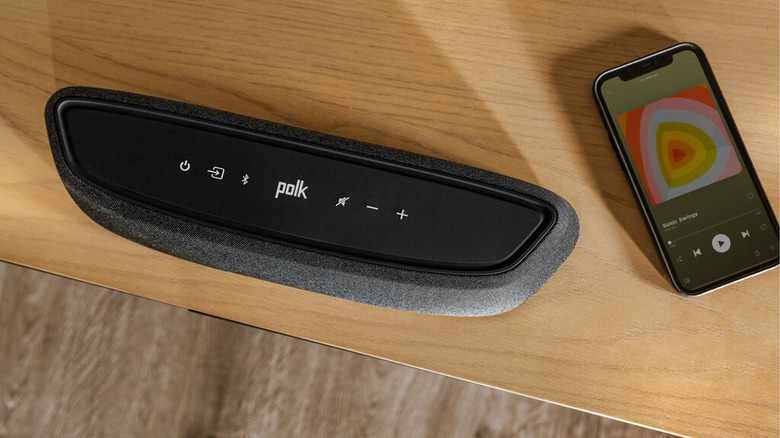 Polk Audio Magnifi Mini AX with an iPhone