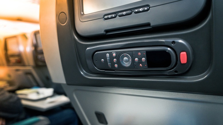 an IFE screen remote control