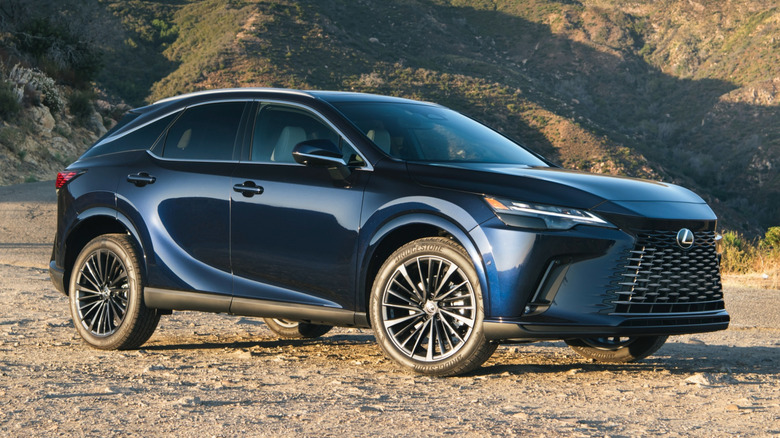 Dark Blue Lexus RX