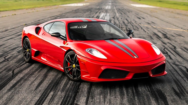 Ferrari F430 Scuderia on an airstrip