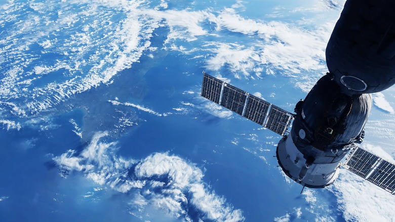 International Space Station orbiting Earth