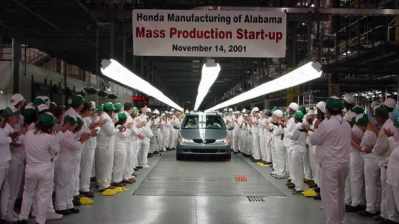 Start of production at Honda Alabama plant