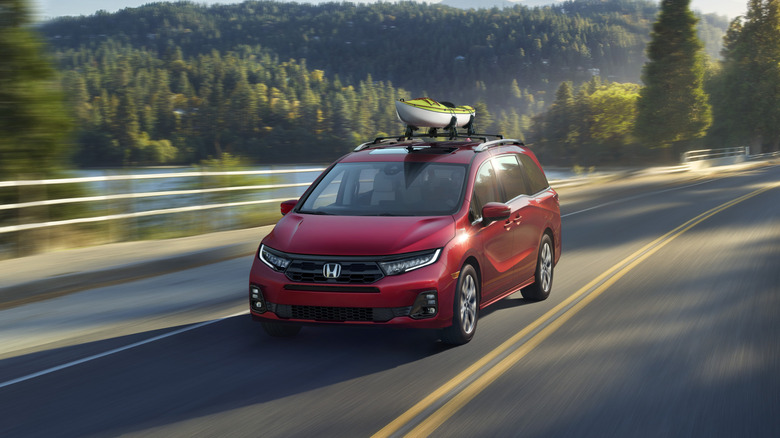 2025 Honda Odyssey by the lake