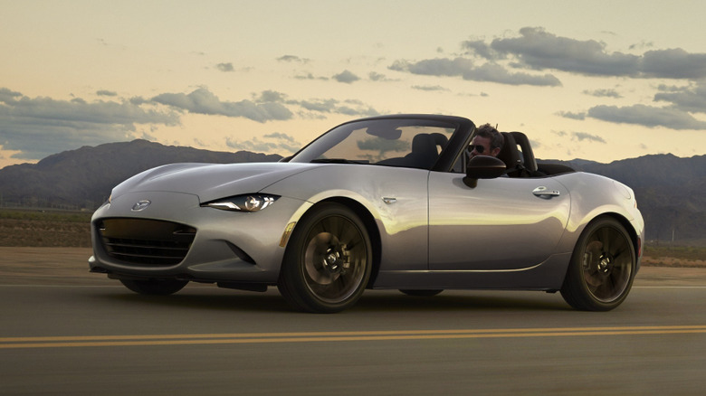 2025 Mazda MX-5 Miata at sunset