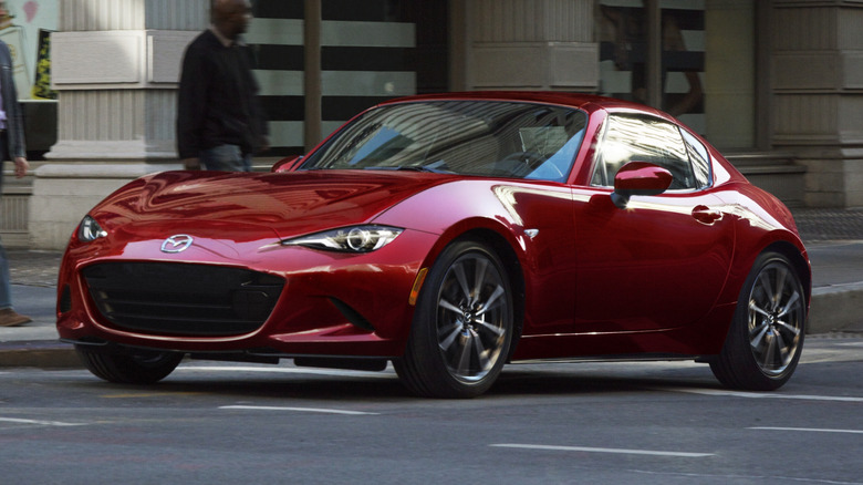 2025 Mazda MX-5 Miata on the street
