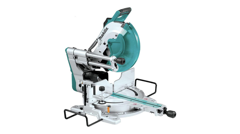 Makita's 12 inches Miter Saw on a white background