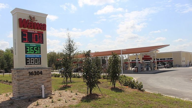 Wawa gas station in Florida