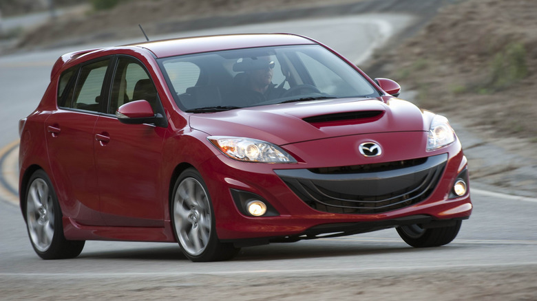 2011 Mazdaspeed3 on the road