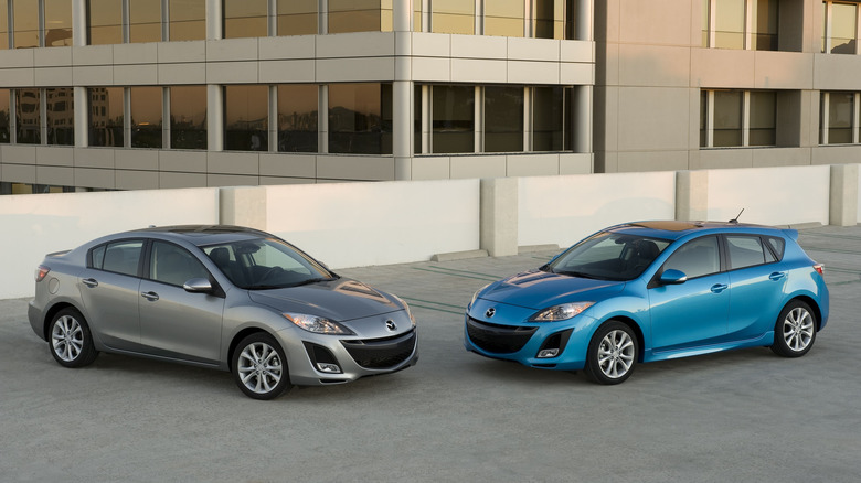 2010 Mazda3 sedan and hatchback