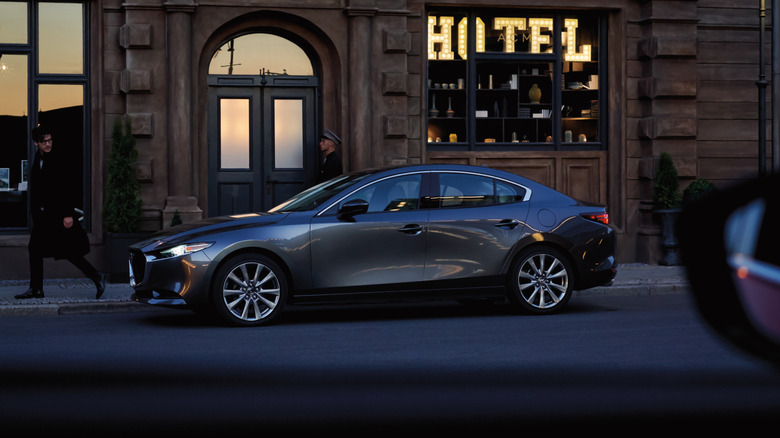 2025 Mazda3 parked in the street