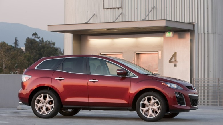 A red 2010 Mazda CX-7