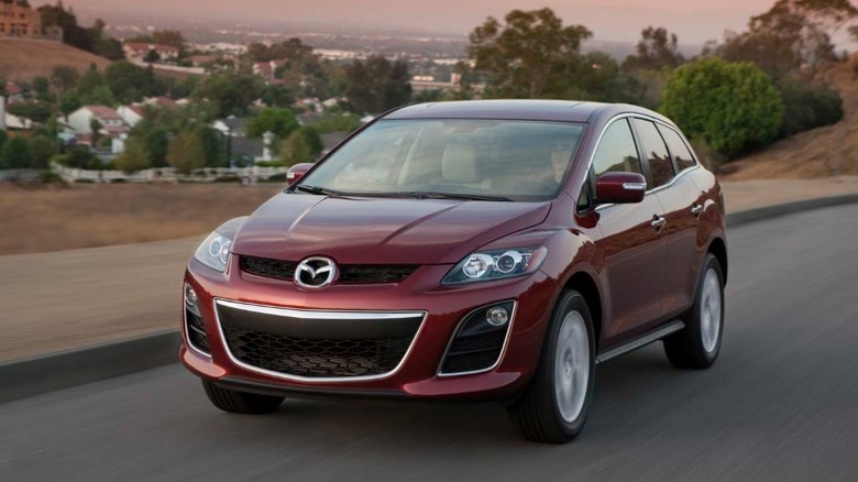 A red 2011 Mazda CX-7