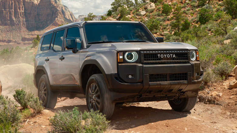 2025 Toyota Land Cruiser in the desert