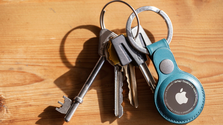 AirTag on a keychain