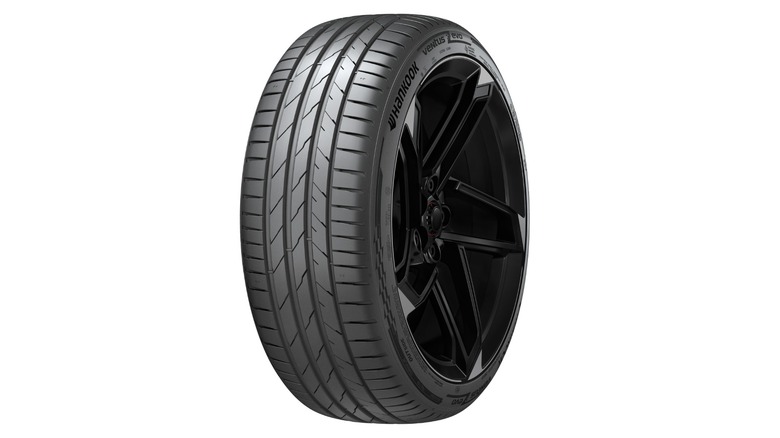 A Hankook Ventus Evo tire