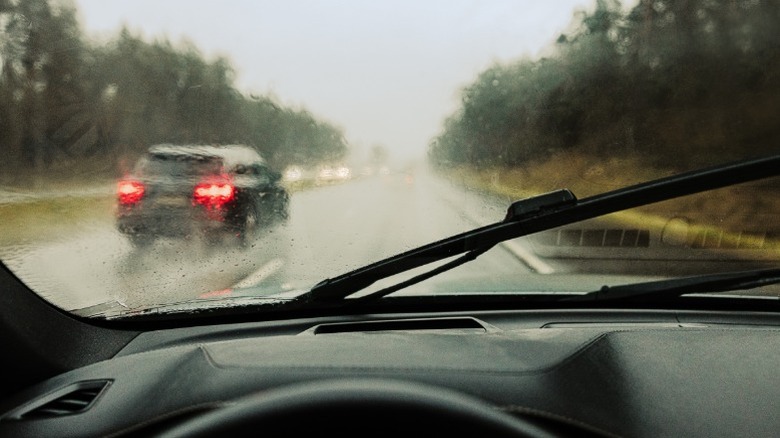 Driving in the rain