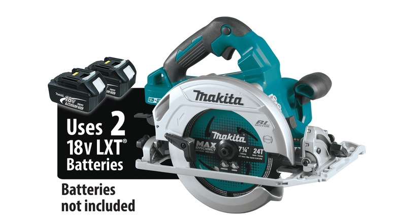 XSH08Z – 18V X2 LXT 7-1/4 Inch Circular Saw on display