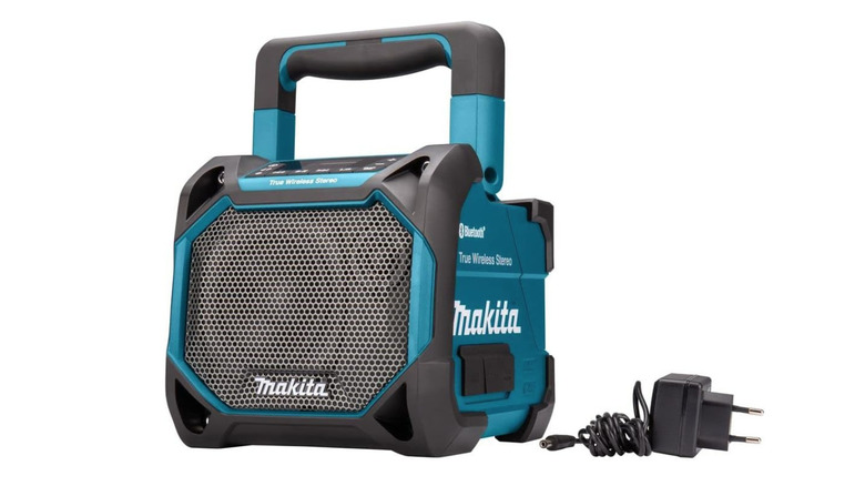 Makita DMR203 Bluetooth Jobsite Speaker on display