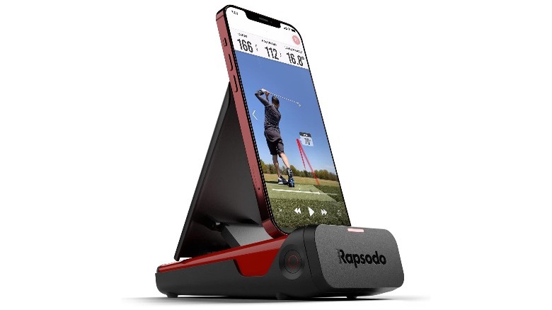 Rapsodo launch monitor with iPhone