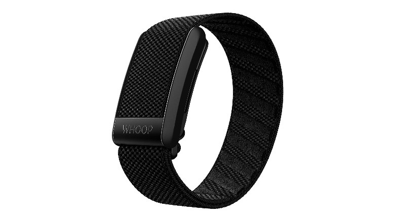 Whoop 4.0 band in black