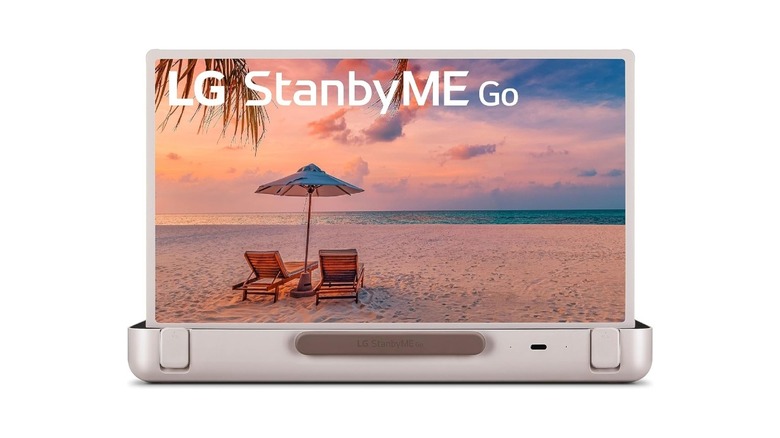 LG 27-inch StanbyME Go Portable touchscreen TV