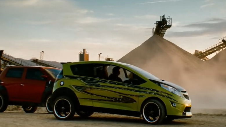 Skids chevrolet spark transformers movie