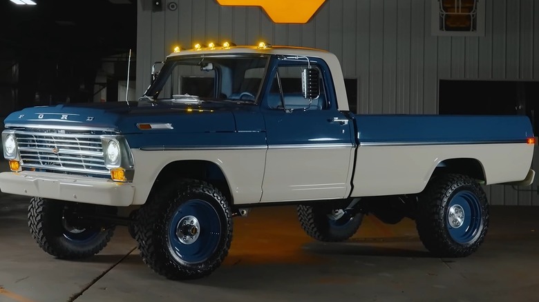 1970 Ford-250 Highboy, as seen in a Velocity Restorations YouTube video