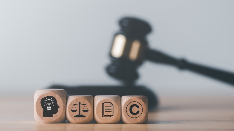 concept art of gavel across copyright 