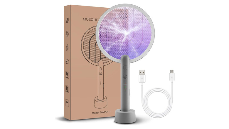 Mosiller USB Electric Fly Swatter Racket