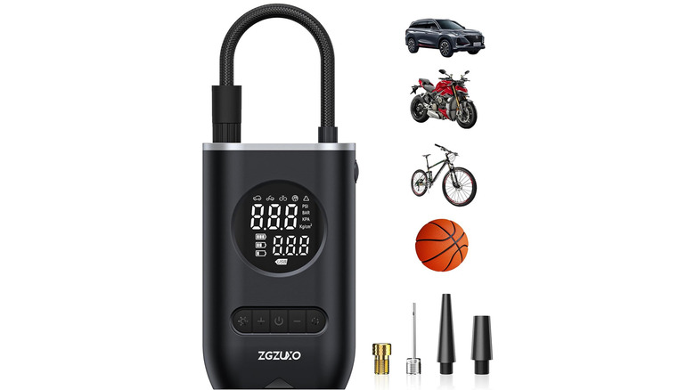 ZGZUXO USB Tire Inflator Portable Air Compressor