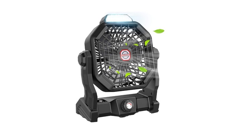 Jinlicte rechargeable fan with light