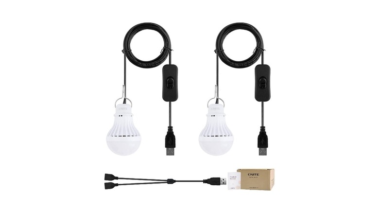 Onite 2-pack USB LED light bulb