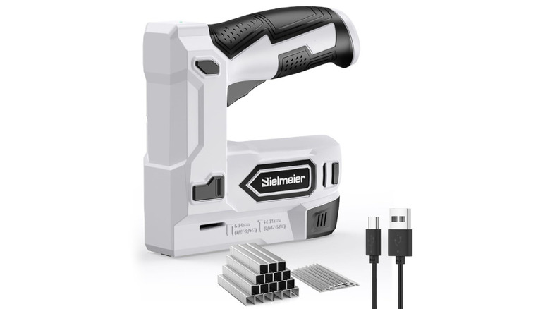 The Bielmeier Electric Staple Gun on a white background