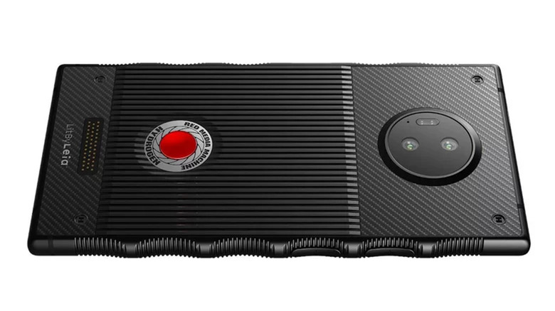 The back of a Red Hydrogen One