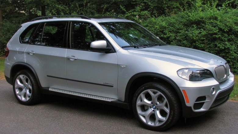 A silver 2011 BMW X5