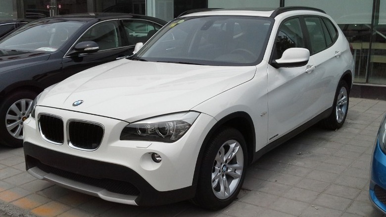 A white BMW X1