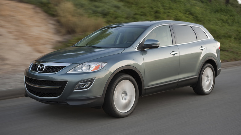 2012 Mazda CX-9 on the road