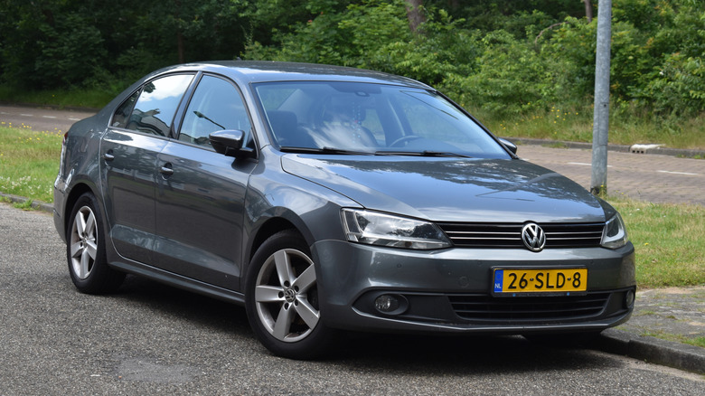 2011 Volkswagen Jetta parked on the roadside