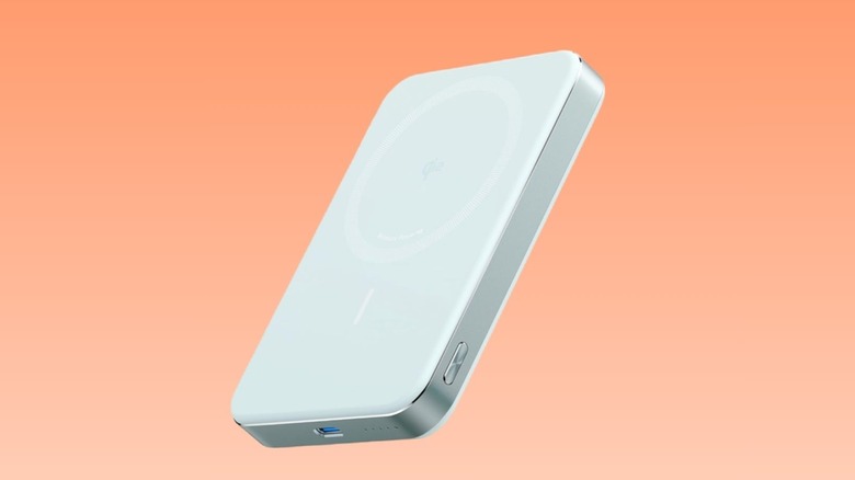 An Anker MagGo power bank