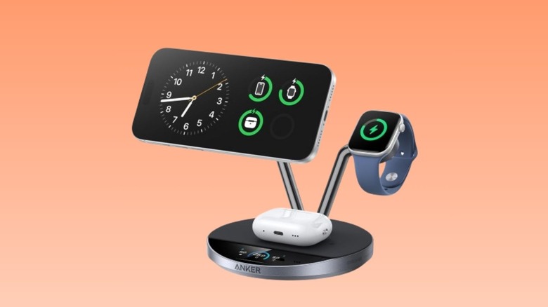 An Anker Prime 3-in-1 wireless charging station