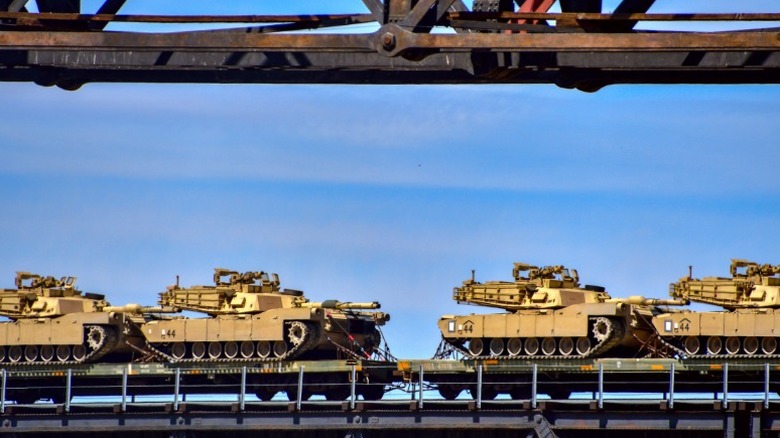 Military train logistics