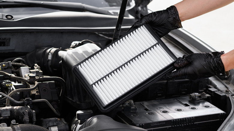 Mechanic fitting air filter
