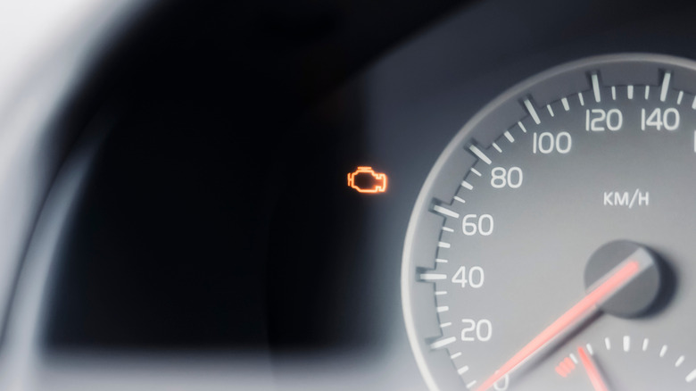 Check engine light illuminated