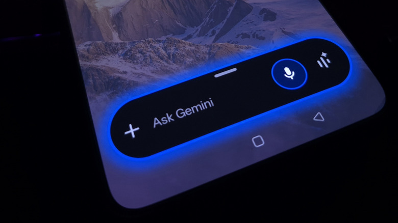 Gemini activated on a phone.