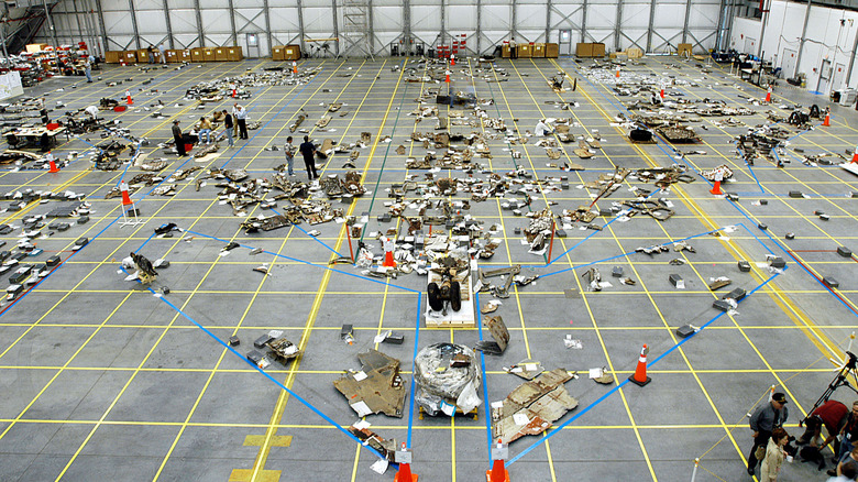 Debris from Columbia Shuttle