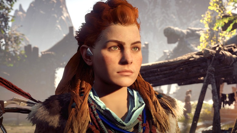 Horizon Zero Dawn Aloy smiles